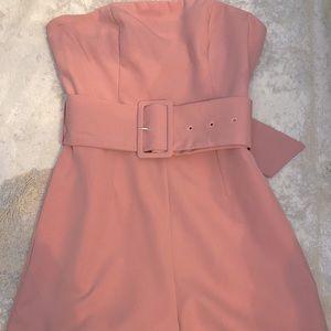 IDEM DITTO Pink Belted Romper